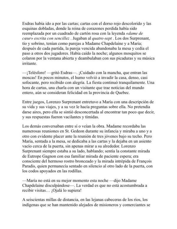 María Chapdelaine - Louis Hémon (Maria Chapdelaine - Espanol) - Image 2
