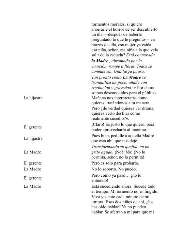 Seis personajes en busca de un autor - Luigi Pirandello (Six Characters in Search of an Author - Espanol) - Image 2
