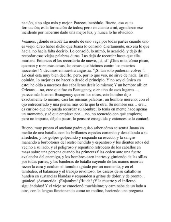 Recuerdos personales de Juana de Arco - Mark Twain (Personal Recollections of Joan of Arc - Espanol) - Image 2