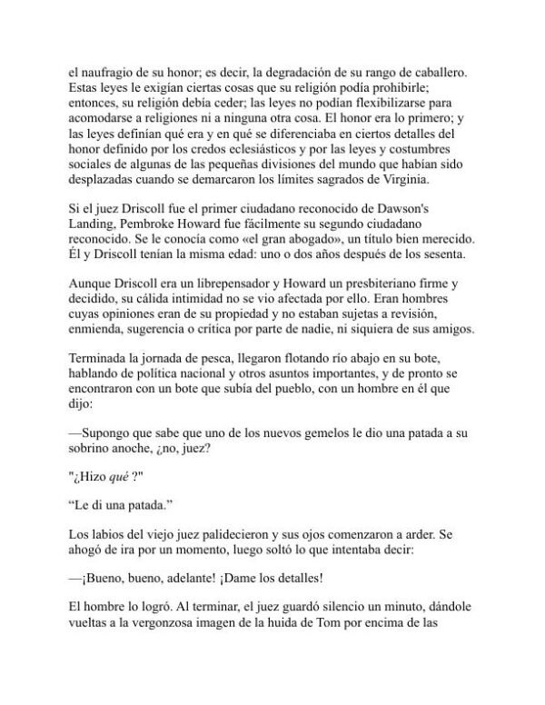 Pudd'nhead Wilson - Mark Twain (Pudd’nhead Wilson - Espanol) - Image 2