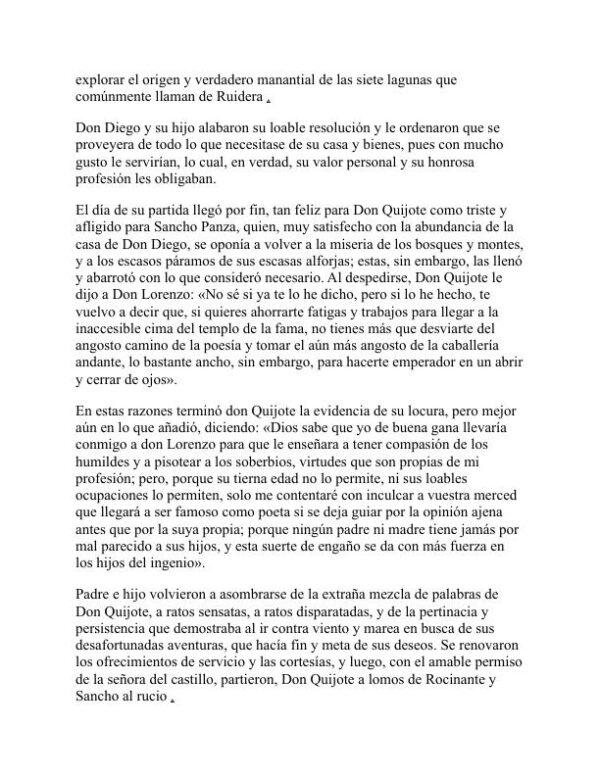 Don Quixote - Miguel de Cervantes Saavedra (Don Quixote - Espanol) - Image 2