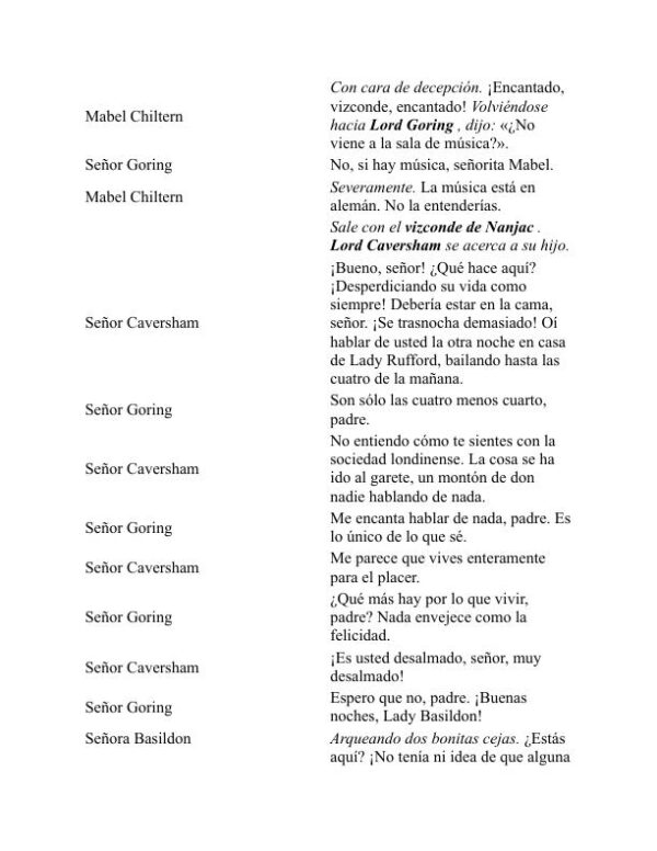 Un marido ideal - Oscar Wilde (An Ideal Husband - Espanol) - Image 2