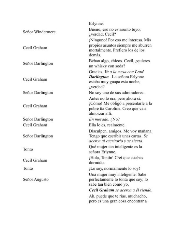 El abanico de Lady Windermere - Oscar Wilde (Lady Windermere’s Fan - Espanol) - Image 2