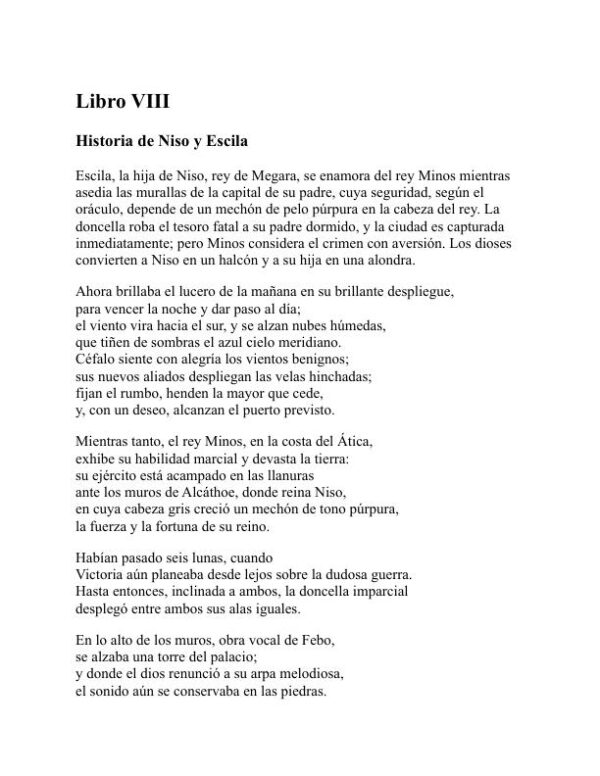 Metamorfosis - Ovid (Metamorphoses - Espanol) - Image 2