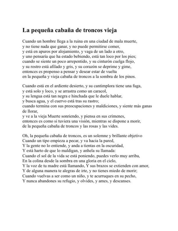 Canciones de una masa madre - Robert W. Service (Songs of a Sourdough - Espanol) - Image 2