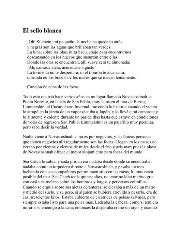 El libro de la selva - Rudyard Kipling (The Jungle Book - Espanol) - Image 2