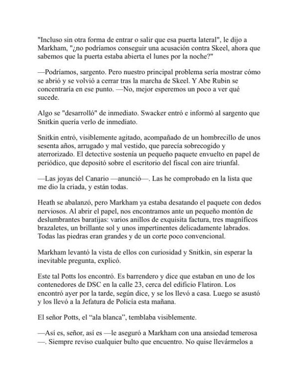 El caso del asesinato de Canary - S. S. Van Dine (The Canary Murder Case - Espanol) - Image 2
