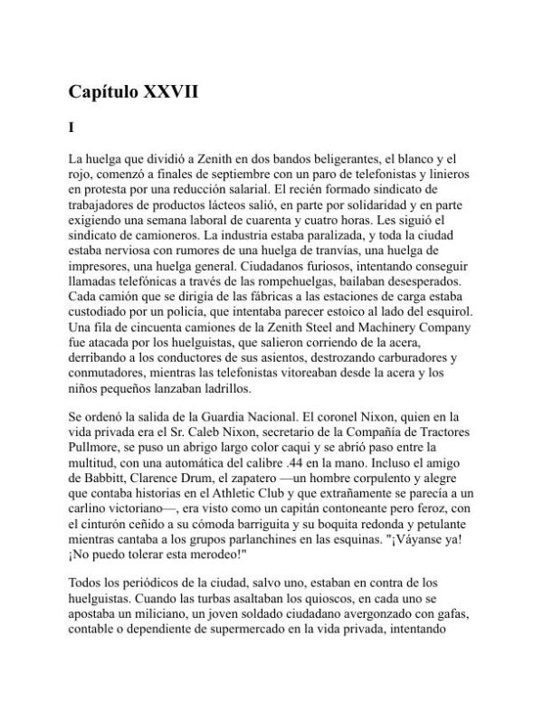Revestir de metal antifricción - Sinclair Lewis (Babbitt - Espanol) - Image 2