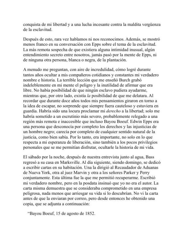 Doce años de esclavitud - Solomon Northup (Twelve Years a Slave - Espanol) - Image 2