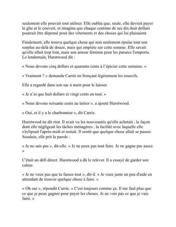 Sœur Carrie - Theodore Dreiser (Sister Carrie - Francais) - Image 2