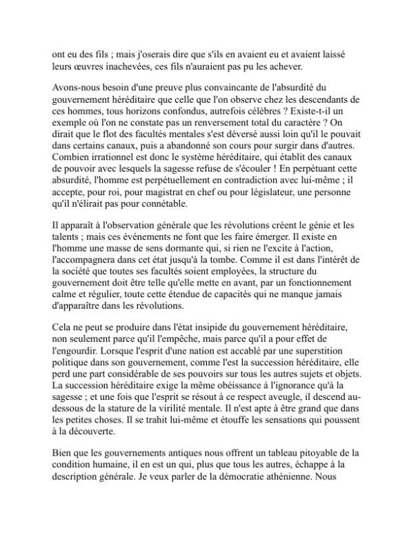 Les droits de l'homme - Thomas Paine (The Rights of Man - Francais) - Image 2