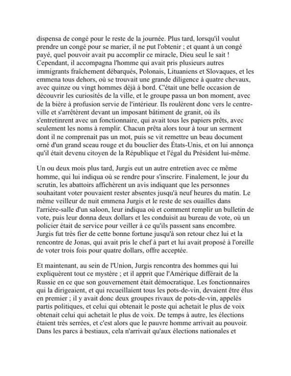 La jungle - Upton Sinclair (The Jungle - Francais) - Image 2