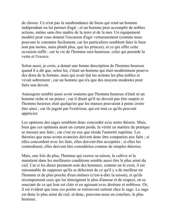 Éthique à Nicomaque - Aristotle (Nicomachean Ethics - Francais) - Image 2