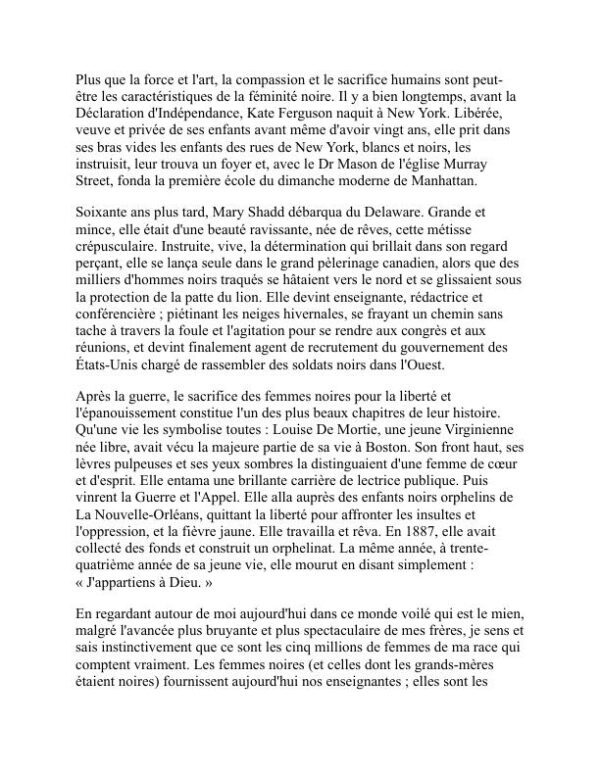 Eau sombre - W. E. B. Du Bois (Darkwater - Francais) - Image 2