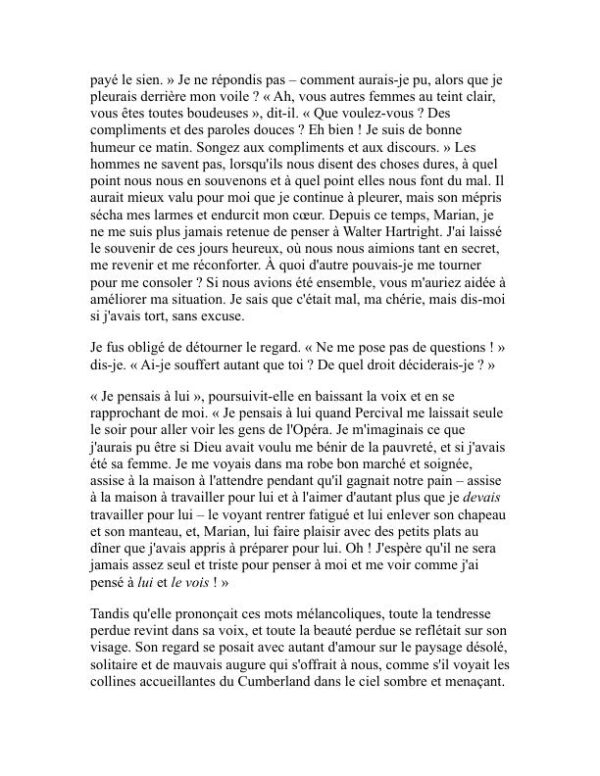 La femme en blanc - Wilkie Collins (The Woman in White - Francais) - Image 2