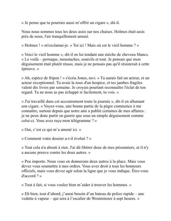 Le signe des quatre - Arthur Conan Doyle (The Sign of the Four - Francais) - Image 2