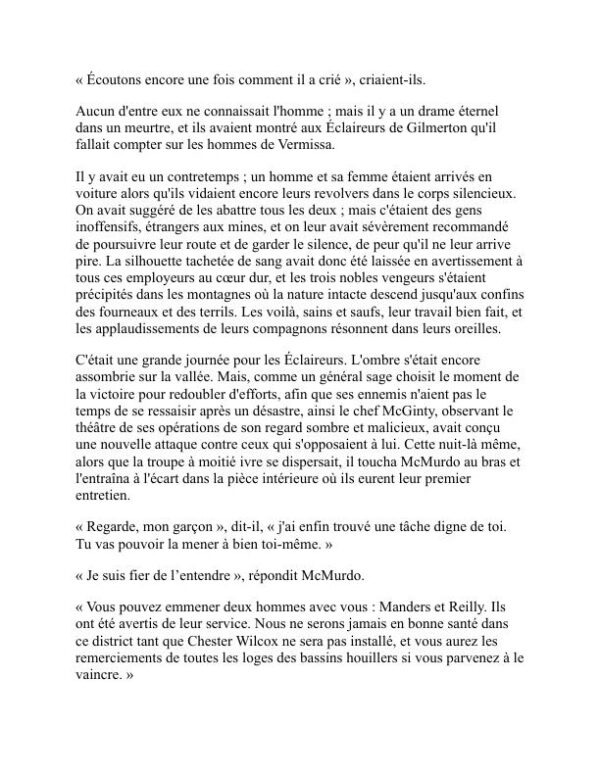 La vallée de la peur - Arthur Conan Doyle (The Valley of Fear - Francais) - Image 2
