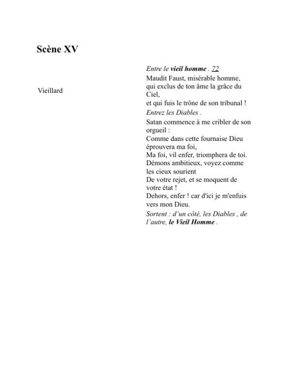 L'histoire tragique du docteur Faustus - Christopher Marlowe (The Tragical History of Doctor Faustus - Francais) - Image 2