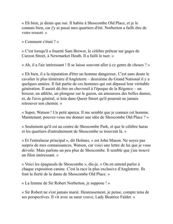 Le recueil de cas de Sherlock Holmes - Arthur Conan Doyle (The Casebook of Sherlock Holmes - Francais) - Image 2