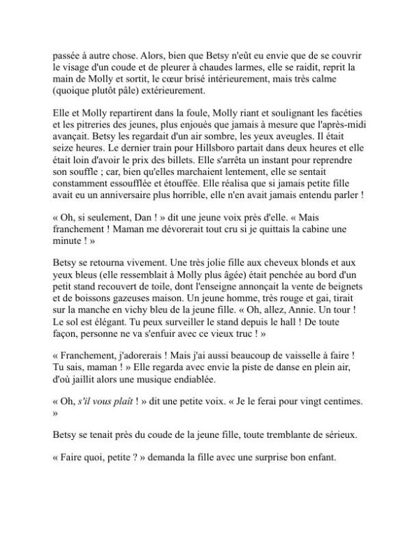 Compris Betsy - Dorothy Canfield Fisher (Understood Betsy - Francais) - Image 2