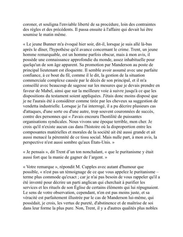 La dernière affaire de Trent - E. C. Bentley (Trent’s Last Case - Francais) - Image 2