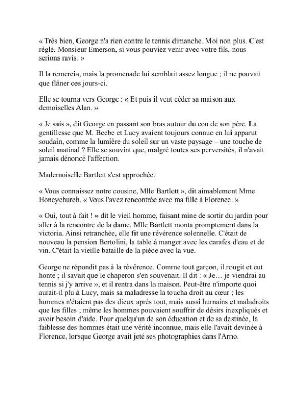 Une chambre avec vue - E. M. Forster (A Room With a View - Francais) - Image 2