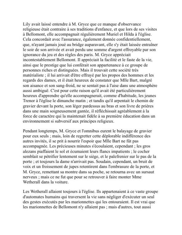 La Maison de la Joie - Edith Wharton (The House of Mirth - Francais) - Image 2