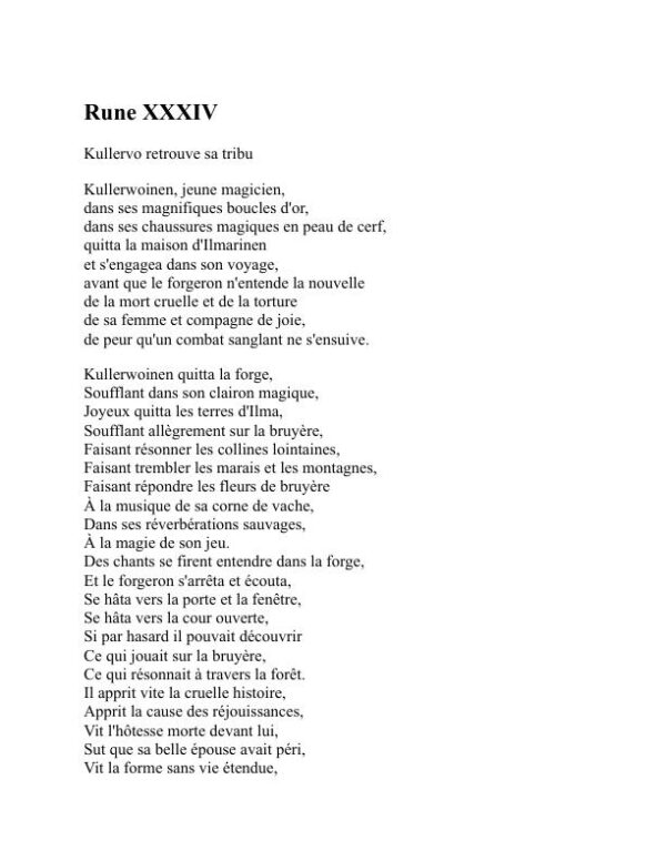 Le Kalevala - Elias Lönnrot (The Kalevala - Francais) - Image 2