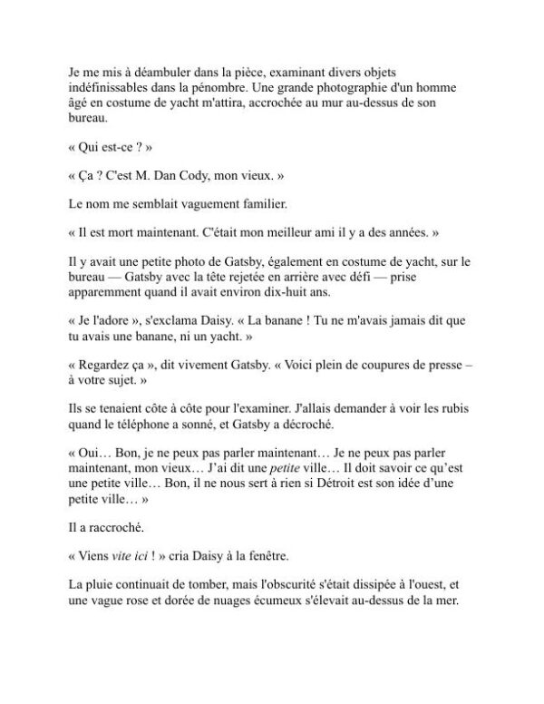 Gatsby le Magnifique - F. Scott Fitzgerald (The Great Gatsby - Francais) - Image 2