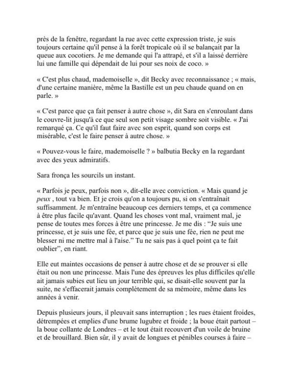 Une petite princesse - Frances Hodgson Burnett (A Little Princess - Francais) - Image 2