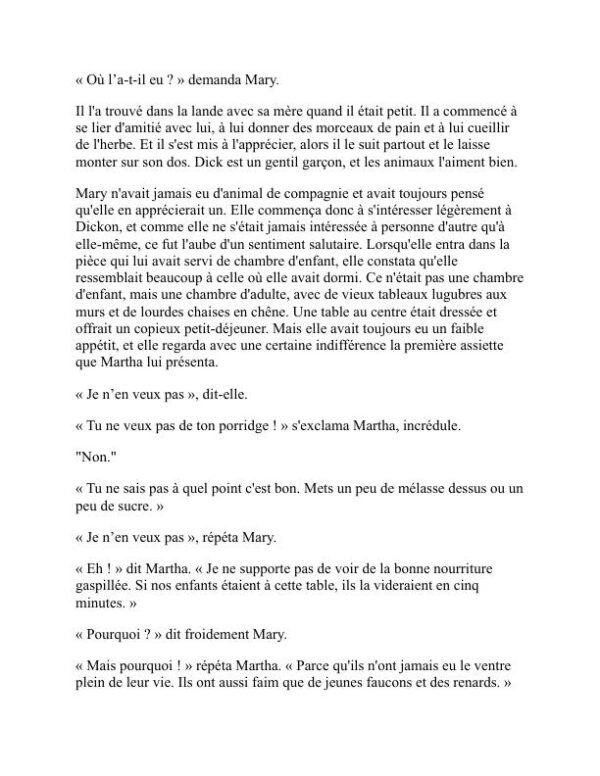 Le jardin secret - Frances Hodgson Burnett (The Secret Garden - Francais) - Image 2