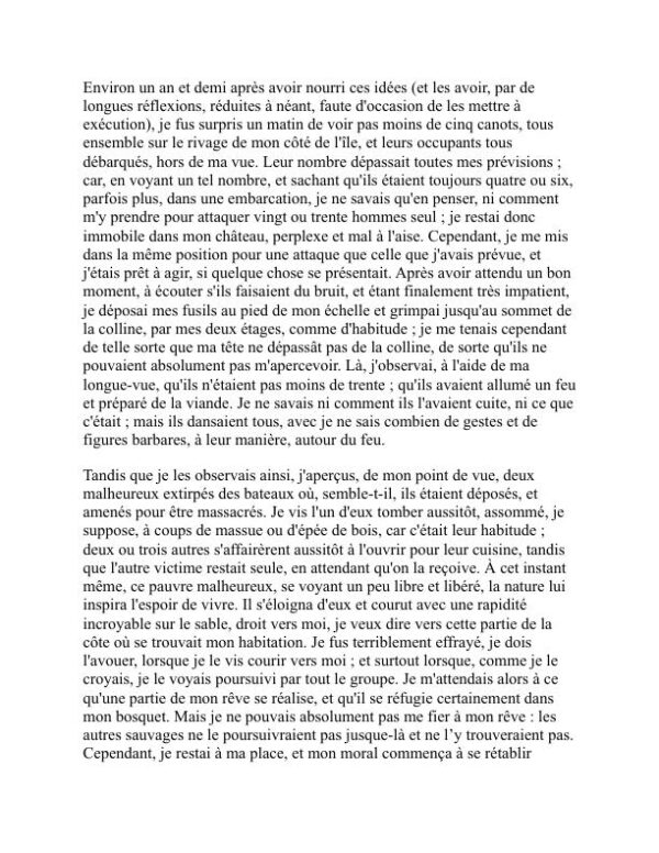 La vie et les aventures de Robinson Crusoé - Daniel Defoe (The Life and Adventures of Robinson Crusoe - Francais) - Image 2