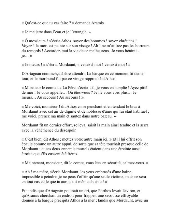 Vingt ans après - Alexandre Dumas (Twenty Years After - Francais) - Image 2