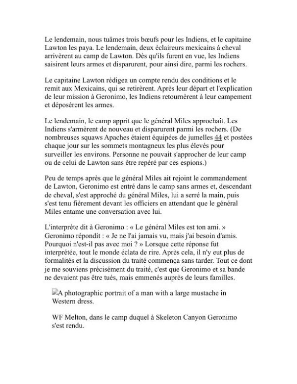 L'histoire de la vie de Geronimo - Geronimo (Geronimo’s Story of His Life - Francais) - Image 2