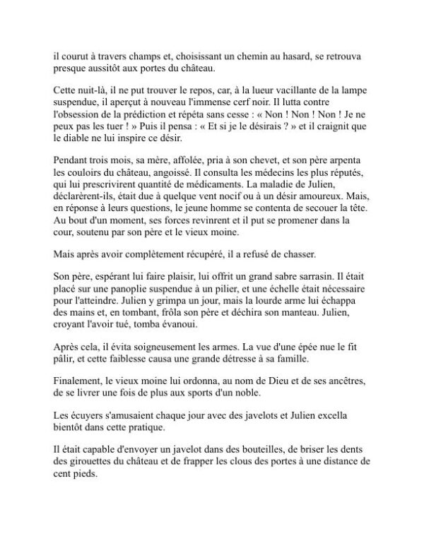 Fiction courte - Gustave Flaubert (Short Fiction - Francais) - Image 2