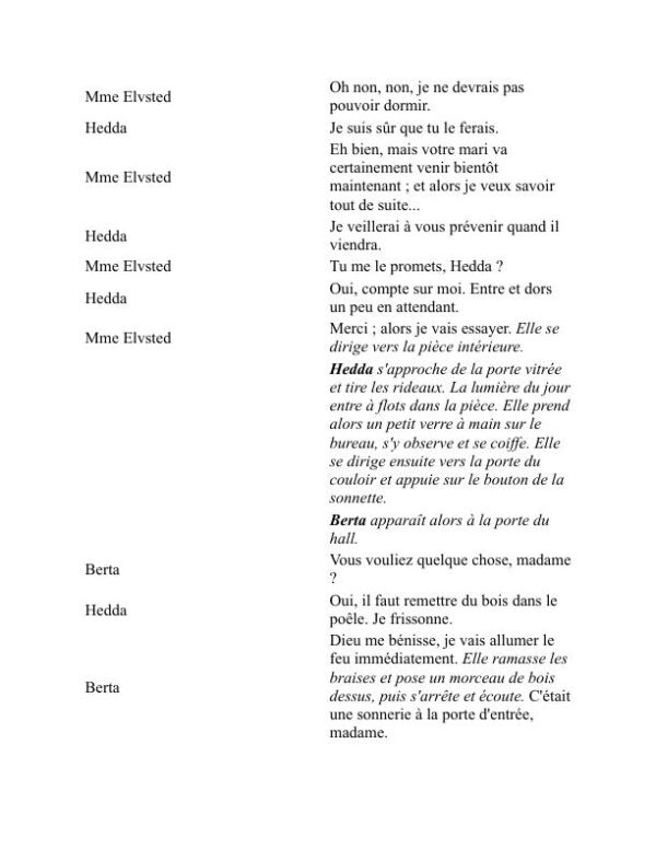 Hedda Gabler - Henrik Ibsen (Hedda Gabler - Francais) - Image 2