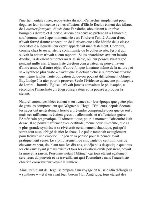 L'éducation d'Henry Adams - Henry Adams (The Education of Henry Adams - Francais) - Image 2