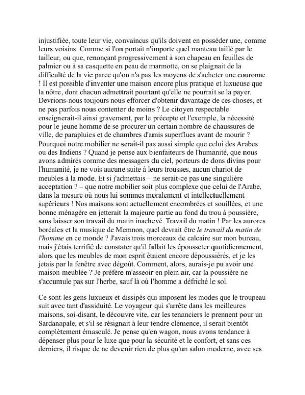 Walden - Henry David Thoreau (Walden - Francais) - Image 2