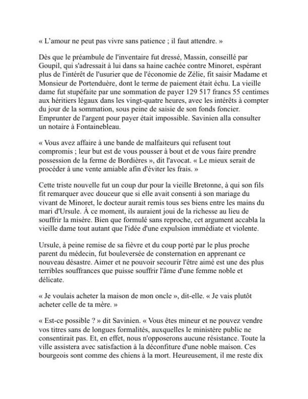 Ursule Mirouët - Honoré de Balzac (Ursule Mirouët - Francais) - Image 2