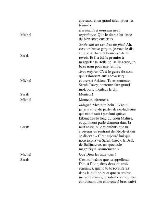 Pièces courtes - J. M. Synge (Short Plays - Francais) - Image 2