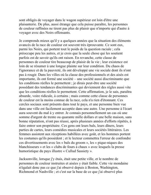 L'autobiographie d'un ancien homme de couleur - James Weldon Johnson (The Autobiography of an Ex-Colored Man - Francais) - Image 2