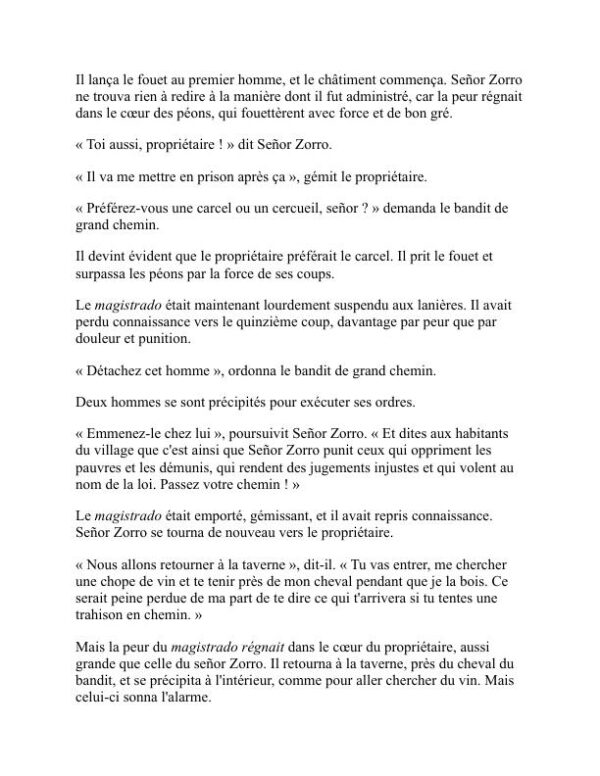 La marque de Zorro - Johnston McCulley (The Mark of Zorro - Francais) - Image 2