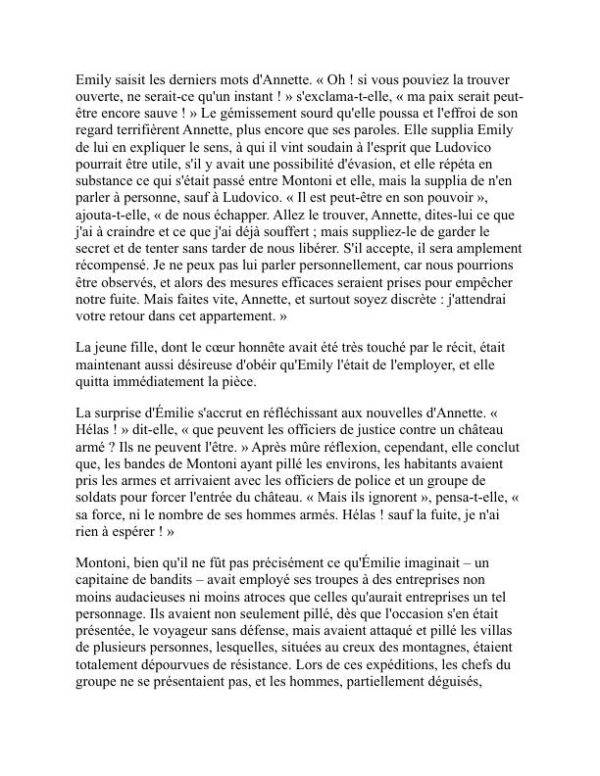 Les mystères d'Udolphe - Ann Radcliffe (The Mysteries of Udolpho - Francais) - Image 2