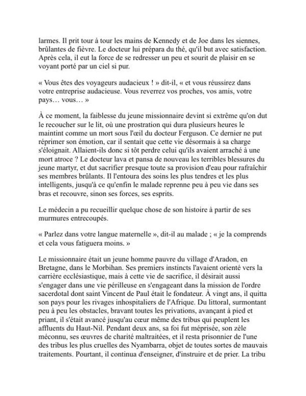Cinq semaines en ballon - Jules Verne (Five Weeks in a Balloon - Francais) - Image 2