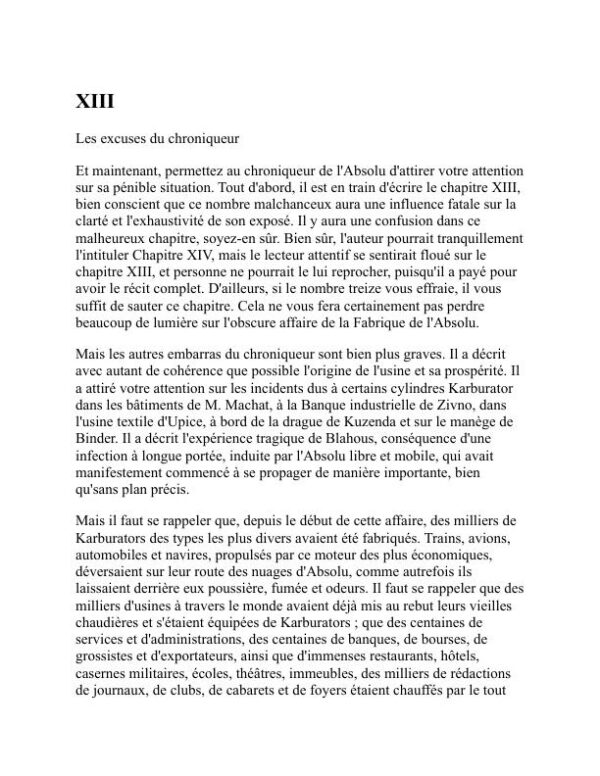 L'Absolu en général - Karel Čapek (The Absolute at Large - Francais) - Image 2