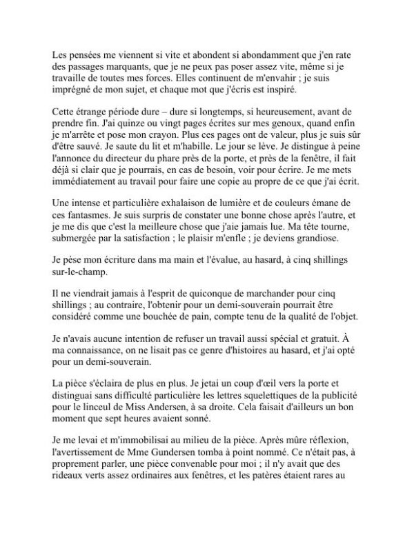 Faim - Knut Hamsun (Hunger - Francais) - Image 2