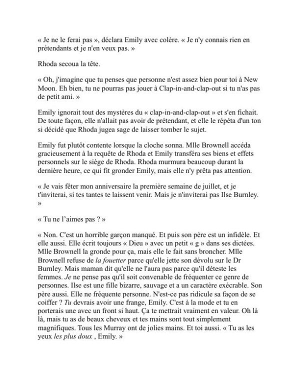 Emily de la Nouvelle Lune - L. M. Montgomery (Emily of New Moon - Francais) - Image 2