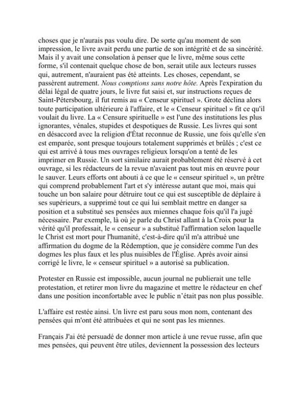 Qu'est-ce que l'art ? - Leo Tolstoy (What Is Art? - Francais) - Image 2
