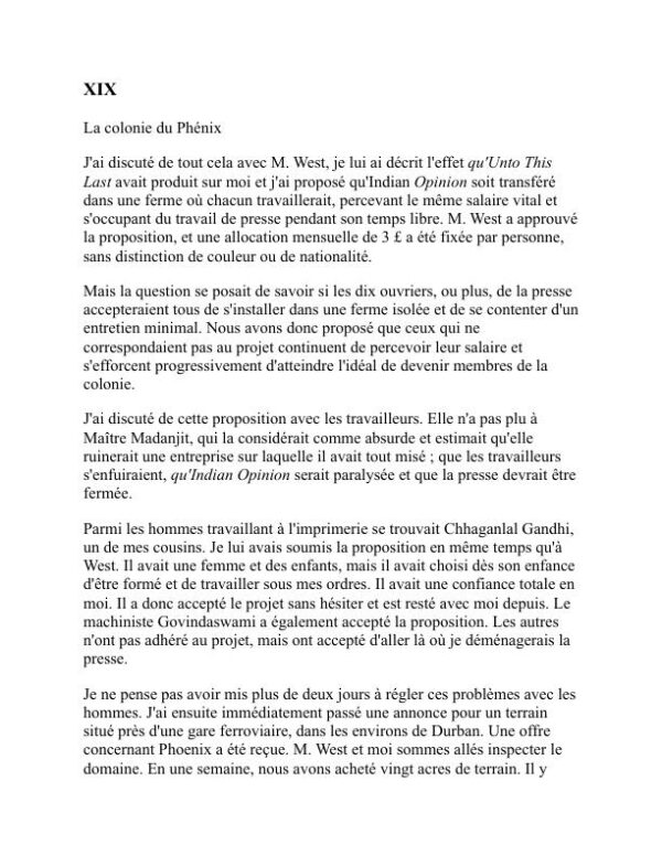 L'histoire de mes expériences avec la vérité - Mahatma Gandhi (The Story of My Experiments with Truth - Francais) - Image 2