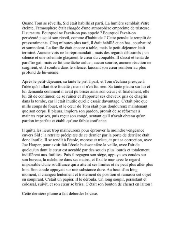Les aventures de Tom Sawyer - Mark Twain (The Adventures of Tom Sawyer - Francais) - Image 2